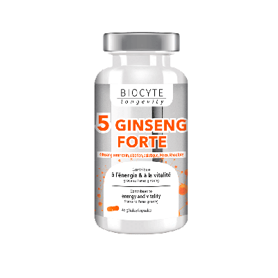 Biocyte 5 GINSENG FORTE: 40 капсул